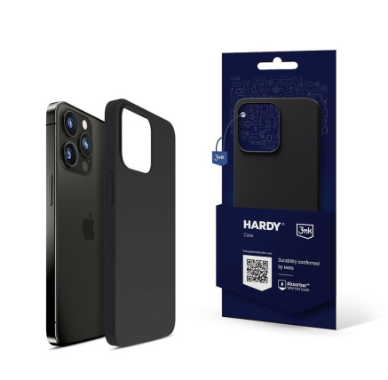 3mk ochranný kryt Hardy Silicone MagCase pro Apple iPhone 15 Pro Max, Graphite