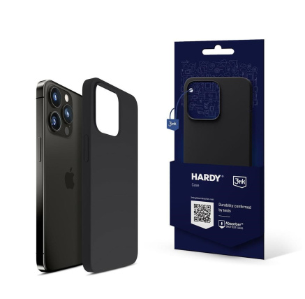 3mk ochranný kryt HARDY Silicone MagCase pro Apple iPhone 15 Pro Max, Graphite