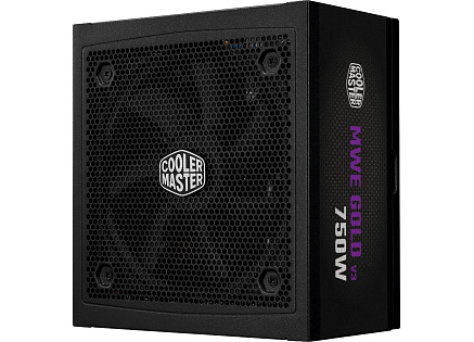 Cooler Master zdroj 750W MWE Gold 3, 120mm, 80+ Gold, Plně modulární, ATX 3.1 Cooler Master zdroj 750W MWE Gold 3, 120mm, 80+ Gold, Plně modulární, ATX 3.1