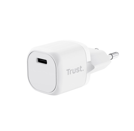 TRUST nabíječka 20W Maxo, USB-C, Nabíječka do zdi, bílá TRUST nabíječka 20W Maxo, USB-C, Nabíječka do zdi, bílá