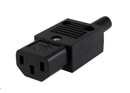 PREMIUMCORD Konektor napájecí 230V na kabel (samice, IEC C13)