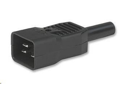 PREMIUMCORD Konektor napájecí 230V na kabel (samec, IEC C20)