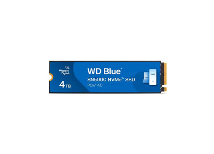 WD BLUE SSD NVMe 4TB PCIe SN5100, Gen4, (R:5500, W:5000MB/s) WD BLUE SSD NVMe 4TB PCIe SN5100, Gen4, (R:5500, W:5000MB/s)