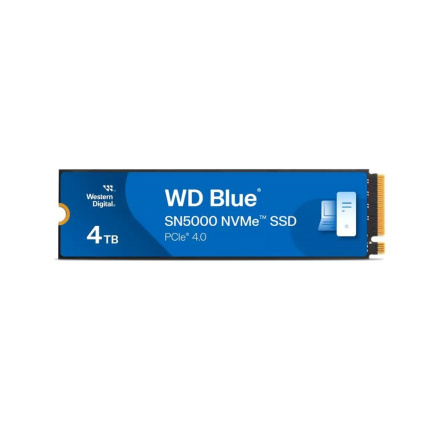 WD BLUE SSD NVMe 4TB PCIe SN5100, Gen4, (R:5500, W:5000MB/s) WD BLUE SSD NVMe 4TB PCIe SN5100, Gen4, (R:5500, W:5000MB/s)