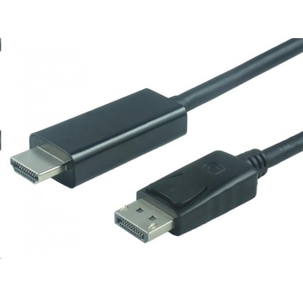 PREMIUMCORD Kabel DisplayPort 1.2 na HDMI 2.0, pro rozlišení 4Kx2K@60Hz, 1m PREMIUMCORD Kabel DisplayPort 1.2 na HDMI 2.0, pro rozlišení 4Kx2K@60Hz, 1m