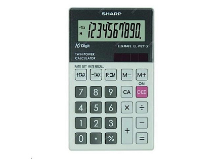SHARP kalkulačka - ELW211GGY - gift box