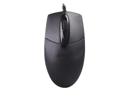 A4tech myš OP-720, 1 kolečko, 3 tlačítka, USB, černá