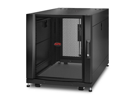APC NetShelter SX 12U Server Rack Enclosure 600mm x 1070mm w/ Sides Black Shock Packaging APC NetShelter SX 12U Server Rack Enclosure 600mm x 1070mm w/ Sides Black Shock Packaging