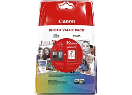 Canon CARTRIDGE PG-540L/CL-541XL SEC -fotopapír PIXMA MG, PIXMA MX, PIXMA TS 3550, 2250, 515, 4150, 4250, 475, 5151