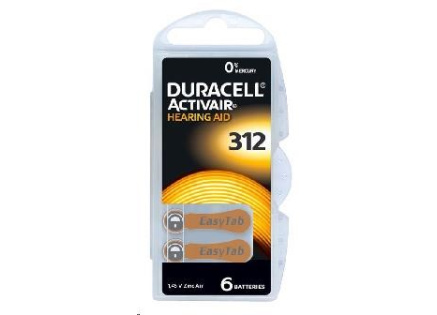 Duracell DA 312 P6 Easy Tab 6pack
