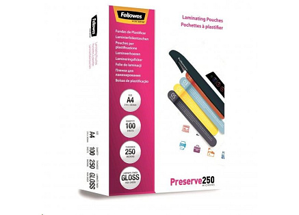 Laminovací fólie Fellowes A4 250 mic, balení 100 ks