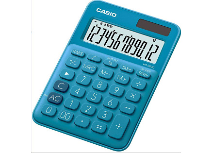 CASIO kalkulačka MS 20UC BU, Stolní kalkulátor