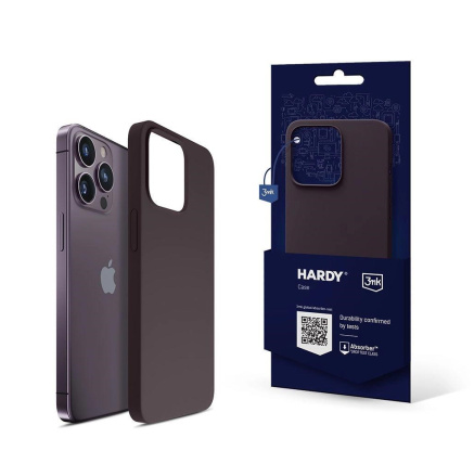 3mk ochranný kryt HARDY Silicone MagCase pro Apple iPhone 14 Pro Max, Deep Purple