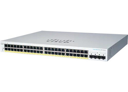 Cisco switch CBS220-48P-4G (48xGbE,4xSFP,48xPoE+,382W)
