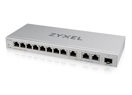 Zyxel XGS1250-12 v2, 12-Port Gigabit webmanaged Desktop Switch with 8 port 1G + 3-Port MultiGig 1/2.5/5/10G + 1-Port SFP