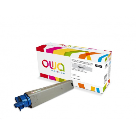 OWA Armor toner pro OKI C3300, C3400, C3450, C3600, 2500 Stran, 43459332, černá/black OWA Armor toner pro OKI C3300, C3400, C3450, C3600, 2500 Stran, 43459332, černá/black