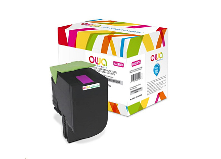 OWA Armor toner pro LEXMARK CX310, 410, 510, 2000 Stran, 80C2SM0, červená/magenta