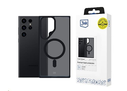 3mk ochranný kryt Smoke MagCase pro Samsung Galaxy S24 Ultra 3mk ochranný kryt Smoke MagCase pro Samsung Galaxy S24 Ultra