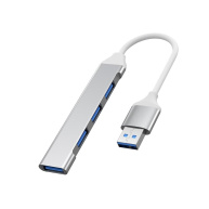 PremiumCord Hub USB3.2A na USB3.2 A + 3x USB2.0 A, SuperSpeed 5Gbps, hliníkové pouzdro