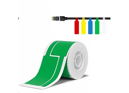 Niimbot štítky na kabely T 25x76mm 200ks Zelené pro B21, B21S, B3, B1S Niimbot štítky na kabely T 25x76mm 200ks Zelené pro B21, B21S, B3, B1S