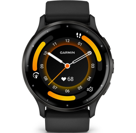 Garmin Venu® 3, Slate/Black, Silicone band, EU