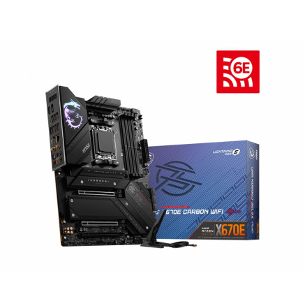 BAZAR - MSI MB Sc AM5 MPG X670E CARBON WIFI, AMD X670, 4xDDR5, 1xDP, 1xHDMI, WI-FI - Po opravě (Bez příšlušenství)