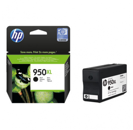 HP 950XL Black Ink Cart, 53 ml, CN045AE (2,300 pages)
