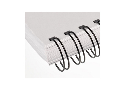 Kovové hřbety RENZ (2/1") 25,4 černé