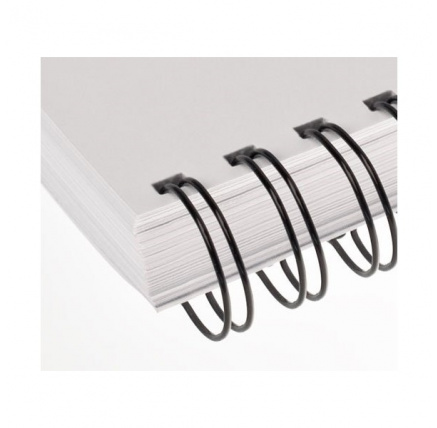 Kovové hřbety RENZ (2/1") 25,4 černé Kovové hřbety RENZ (2/1") 25,4 černé