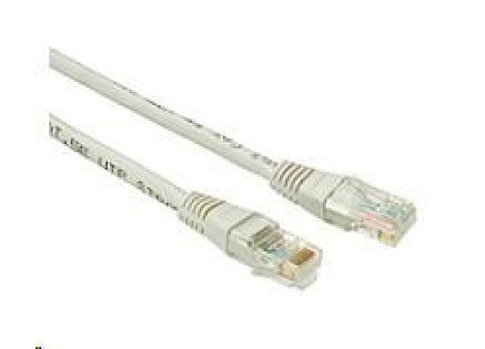 Solarix Patch kabel CAT5E UTP PVC 1m šedý non-snag-proof C5E-155GY-1MB