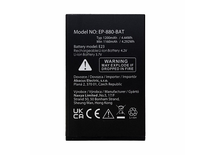 EVOLVEO originální baterie 1200 mAh pro EasyPhone LT