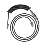 HyperX USB-C Coiled Cable Gray - Příslušenství ke klávesnici