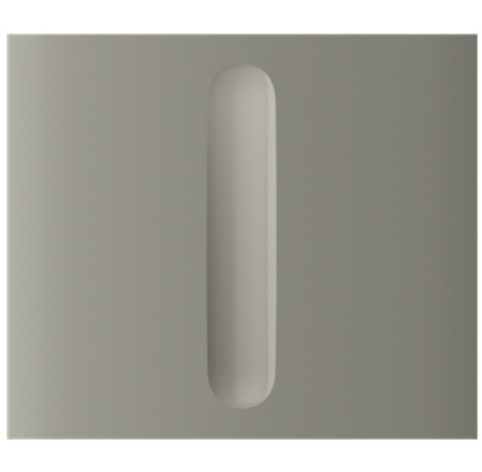 Ajax  CenterButton (Dimmer) vertical - Středový kryt stmívatelného tlačítka, vertikální instalace, olivová