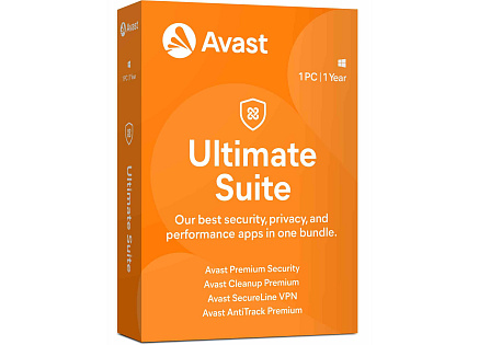 _Nová Avast Ultimate for Windows 1 licence na 12 měsíců
