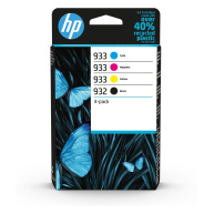 HP 932 Black / 933 CMY Original Ink Cartridge 4-Pack (400 / 330 / 330 / 330 pages)