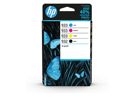 HP 932 Black / 933 CMY Original Ink Cartridge 4-Pack (400 / 330 / 330 / 330 pages)