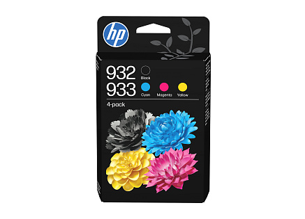 HP 932 Black / 933 CMY Original Ink Cartridge 4-Pack (400 / 330 / 330 / 330 pages) HP 932 Black / 933 CMY Original Ink Cartridge 4-Pack (400 / 330 / 330 / 330 pages)