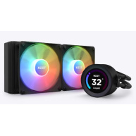 NZXT vodní chladič Kraken 240 ELITE RGB / 2x120mm RGB fan / 4-pin PWM / LCD disp. / 6 let