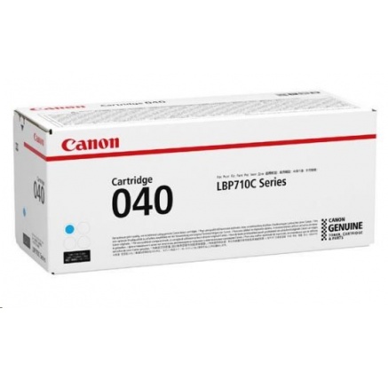 Canon TONER CRG-040C azurový pro i-SENSYS LBP710Cx, LBP712Cx, LBP7780Cx (5400 str.)