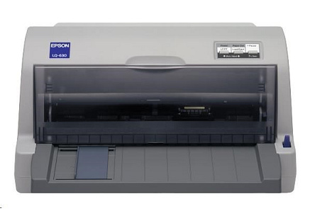 EPSON tiskárna jehličková LQ-630, A4, 24 jehel, 360 zn/s, 1+4 kopii, USB 1.1, LPT