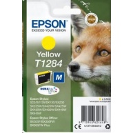 EPSON ink bar Singlepack "Liška" Yellow T1284 DURABrite Ultra Ink (3,5 ml)