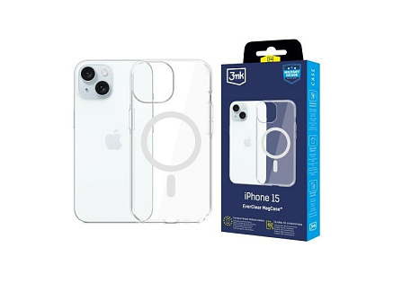 3mk ochranný kryt EverClear Magcase pro Apple iPhone 15