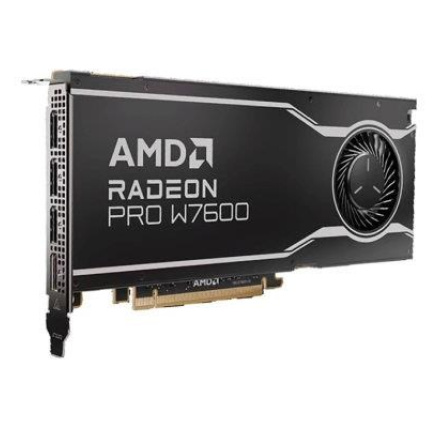HP VGA AMD Radeon Pro W7600 8GB GDDR6 PCIe x16 Graphics Card, 4xiDisplayPort