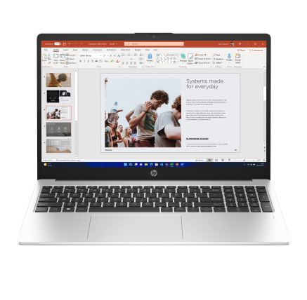 HP NTB 250R G10 C5-120U 15.6 FHD 300, 1x16GB, 512GB, WiFi ax, BT, FpS, Win11Pro 3y onsite