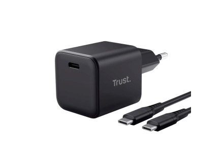 TRUST GaN Nabíječka MAXO 65W, USB-C, černá