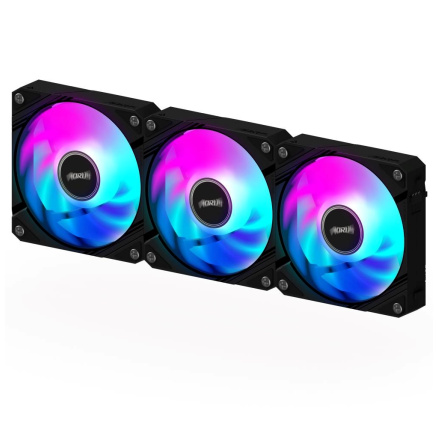 GIGABYTE ventilátor AORUS EZ CHAIN FAN 3-PACK, 3x120mm, černá GIGABYTE ventilátor AORUS EZ CHAIN FAN 3-PACK, 3x120mm, černá