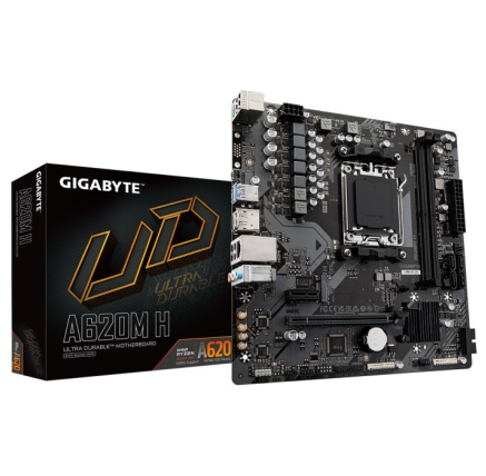 BAZAR - GIGABYTE MB Sc AM5 A620M H, AMD A620, 2xDDR5, 1xDP, 1xHDMI, mATX - Po opravě (Bez příšlušenství) BAZAR - GIGABYTE MB Sc AM5 A620M H, AMD A620, 2xDDR5, 1xDP, 1xHDMI, mATX - Po opravě (Bez příšlušenství)