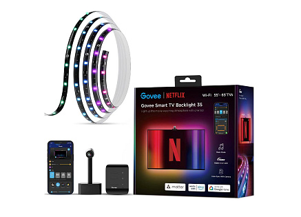 Govee Backlight 3S Netflix TV 55-65 SMART LED podsvícení RGBICW