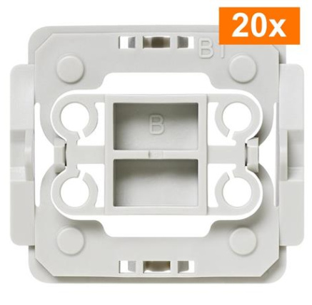 Homematic IP  Adaptér Berker B1, set 20ks - EQ3-ADA-B1-20