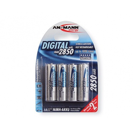 Baterie - Ansmann Mignon 4xAA Typ 2850 min 1,2V/2650 mAh DIGIT Baterie - Ansmann Mignon 4xAA Typ 2850 min 1,2V/2650 mAh DIGIT